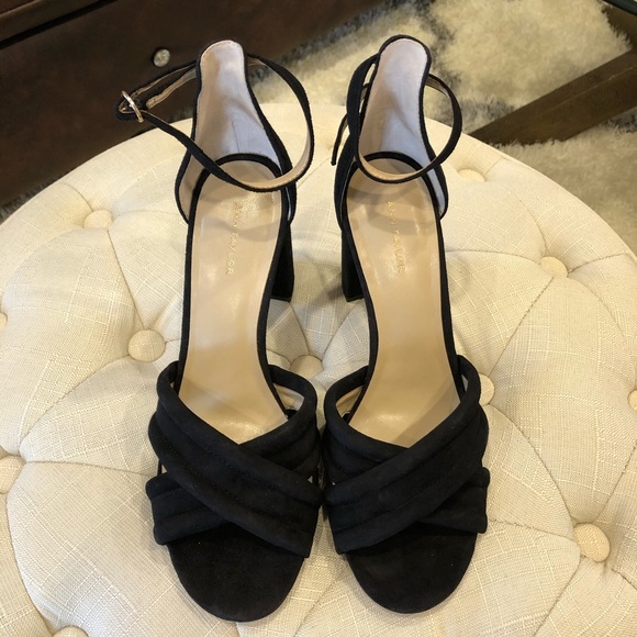 Ann Taylor - Gillian Suede Block Heel - Sz 7.5 - Picture 1 of 3